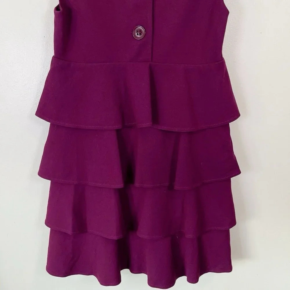 Theory Tiered Selma Sleeveless Mini Dress - Picture 12 of 13